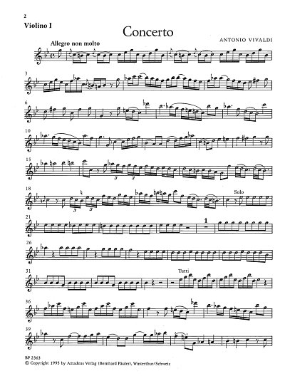 A. Vivaldi: Concerto c-Moll op. 44/19 (R, AbflStrBc (Stsatz)