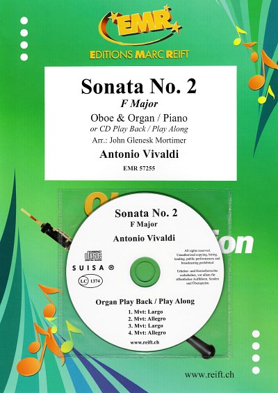 A. Vivaldi: Sonata No. 2, ObKlv/Org (+CD)