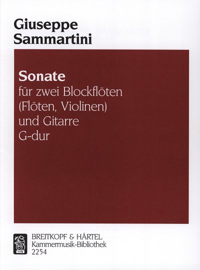 G. Sammartini: Sonate G-Dur