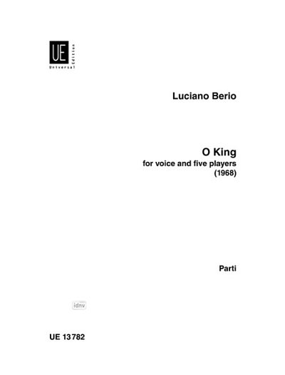 L. Berio: O King  (Stsatz)