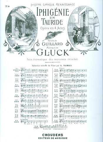 C.W. Gluck: Iphigenie En Tauride No 9 (Bu)