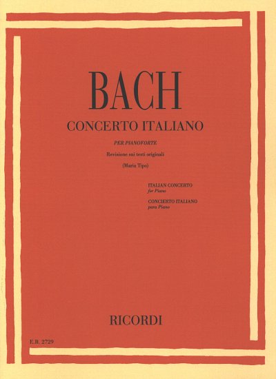 J.S. Bach: Concerto Italiano Bwv 971, Klav