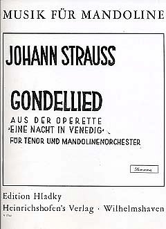 J. Strauss (Sohn): Gondellied (Eine Nacht In Venedig)