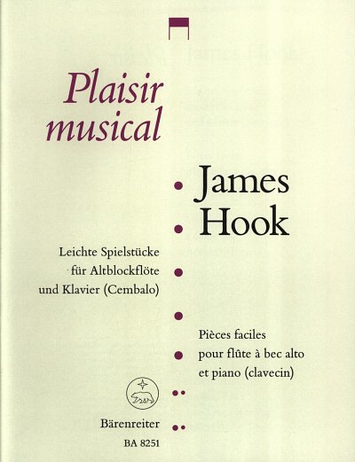 J. Hook: Leichte Spielstücke, AbflCemb (KlavpaSt)