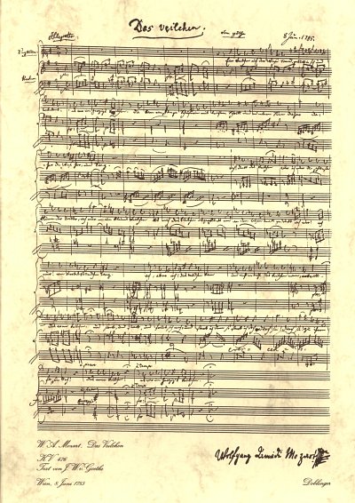 W.A. Mozart: Das Veilchen Kv 476
