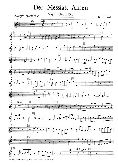 G.F. Handel: „Hallelujah“ und „Amen“