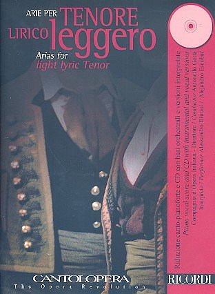 Cantolopera: Arie Per Tenore Lirico Legger, GesTeKlav (PaCD)