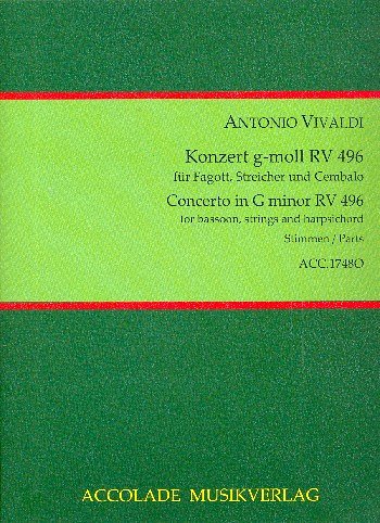 A. Vivaldi: Konzert g-Moll RV 496, FagStrBc (Stsatz)