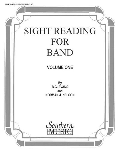 Sight Reading for Band, Book 1, Barsax