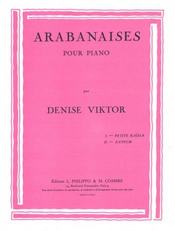 Arabanaises (Petite Raïssa - Fatoum), Klav