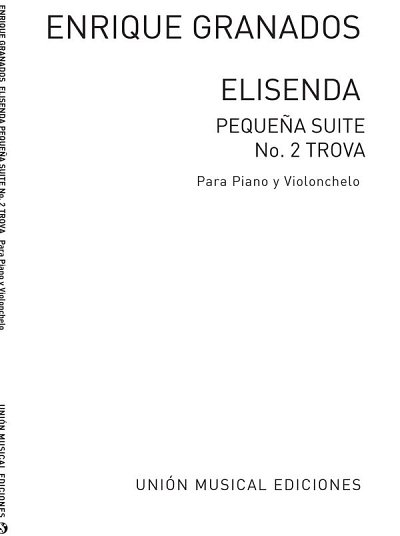 Elisenda para Cello - Piano, VcKlav (KlavpaSt)
