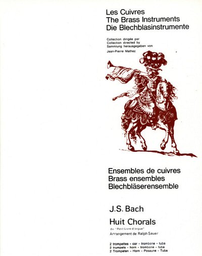 J.S. Bach: 8 Chorals , 5Blech (Pa+St)