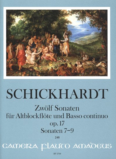J.C. Schickhardt: Zwölf Sonaten 3 op. 17, ABlfBc (KlavpaSt)