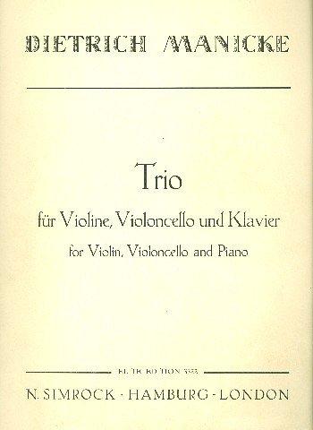 M. Dietrich: Klaviertrio , VlVcKlv