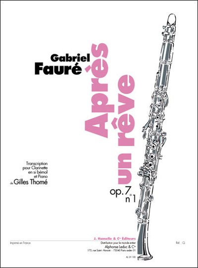 G. Fauré: Après Un Rêve Op.7 No.1