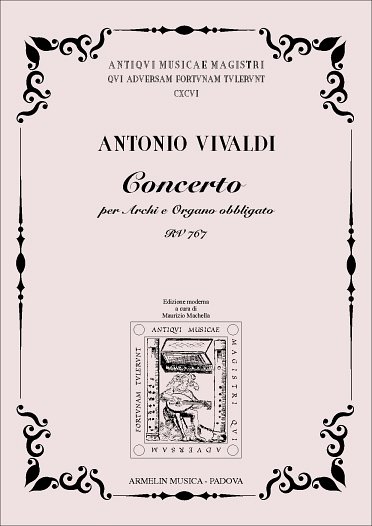 A. Vivaldi: Concerto Rv 767, OrgOrch (Pa+St)