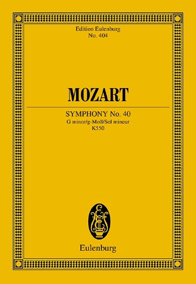 DL: W.A. Mozart: Sinfonie Nr. 40 g-Moll, Orch (Stp)