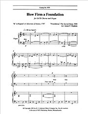 J.F. Hopkins: How Firm a Foundation