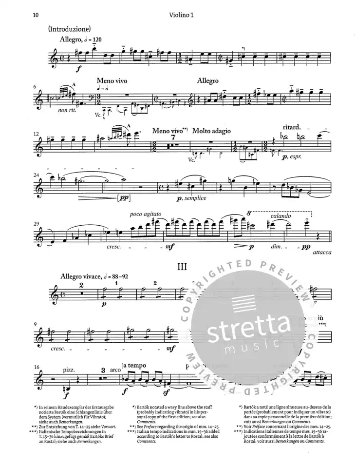 B. Bartók: Streichquartett Nr. 1 op. 7, 2VlVaVc (Stsatz) (3)