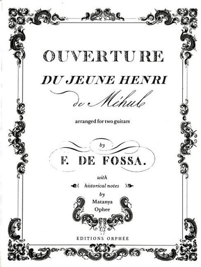 Mehul, Etienne: Overture Du Jeune Henri