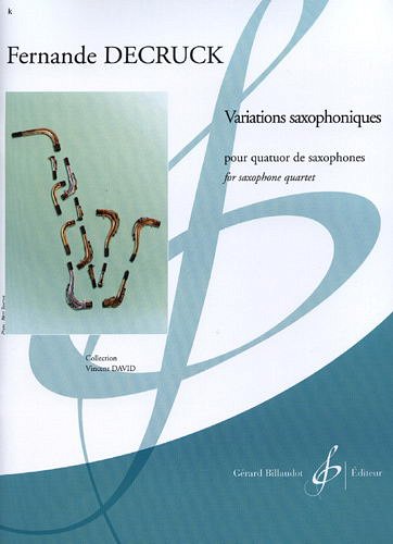 Decruck Fernande: Variations Saxophoniques