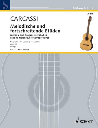 DL: M. Carcassi: Melodische und fortschreitende Etüden, Git