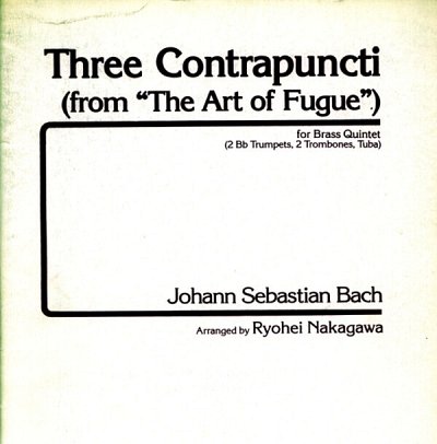 J.S. Bach: 3 Contrapuncti, 2Trp2PosTb (Part(C)+St)