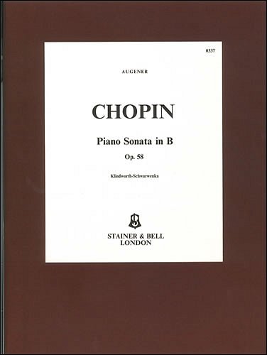 F. Chopin: Sonata In B Minor, Op. 58