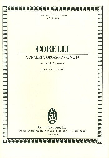 A. Corelli: Concerto Grosso C-Dur Op 6/10 Eulenburg Orchestr