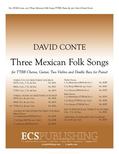 D. Conte: Three Mexican Folk Songs