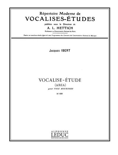 J. Ibert: Vocalise Etude N0123