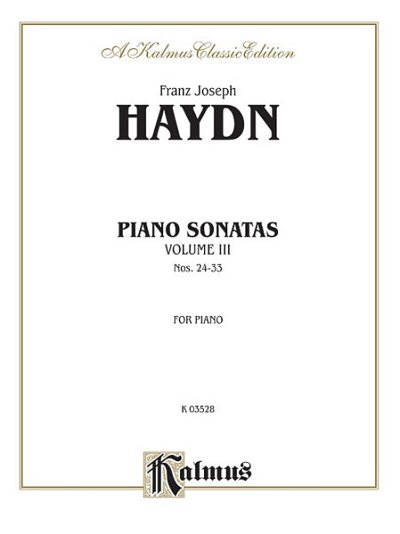 J. Haydn: Sonatas, Volume III