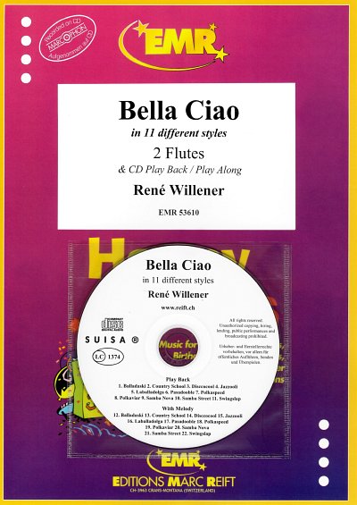 R. Willener: Bella Ciao, 2Fl (+CD)