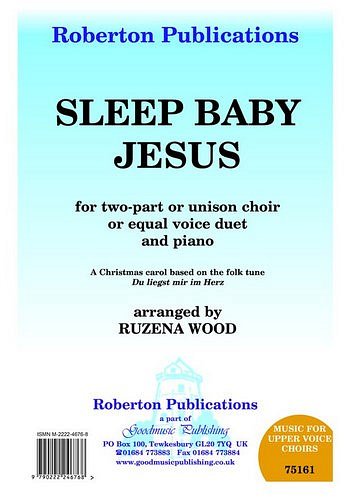 Sleep Baby Jesus, Ch2Klav (Chpa)