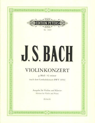 J.S. Bach: Konzert für Violine, Streicher und Basso continuo g-moll
