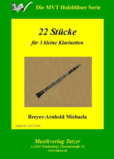 M. Breyer-Arnhold: 22 Stücke, 3Klar (Sppa)