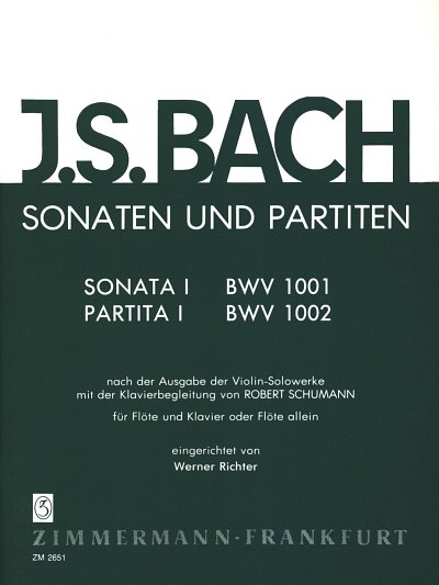 J.S. Bach: Sonaten und Partiten, Heft 1 BWV 1001/1002