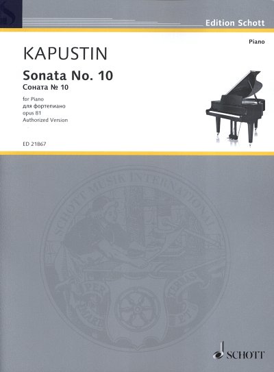 N. Kapustin: Sonata No. 10 op. 81 (1996), Klav