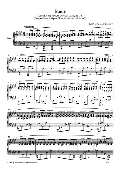 DL: F. Chopin: Etuede BI 130 Nr. 3