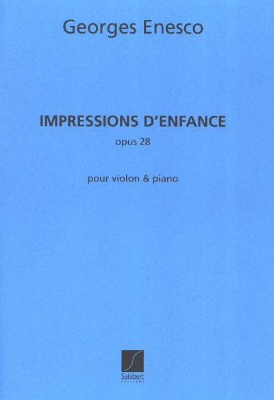 Impressions D'Enfance, Op. 28, VlKlav (Part.)