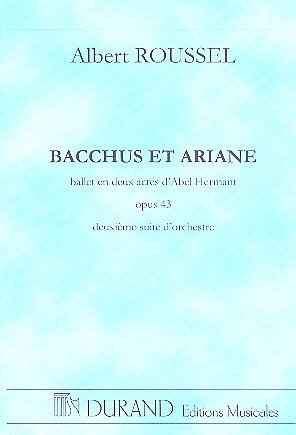 A. Roussel: Bacchus Suite N 2 Poche (Stp)