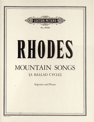 Rhodes Philip: Mountain Songs (1976)