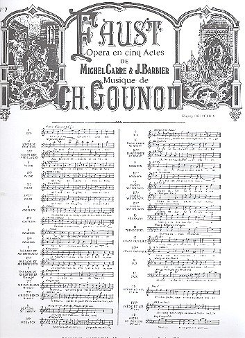 C. Gounod: Faust air No.7 Ballade du Roi de T, GesSKlav (Bu)