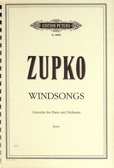 Zupko Ramon: Windsongs