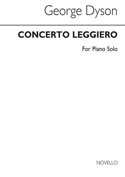 G. Dyson: Concerto Leggiero (Piano Solo Part), Klav