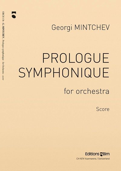 G. Mintchev: Prologue Symphonique, Sinfo (Part.)