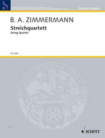 B.A. Zimmermann: String Quartet