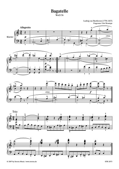 DL: L. v. Beethoven: Bagatelle WoO 56