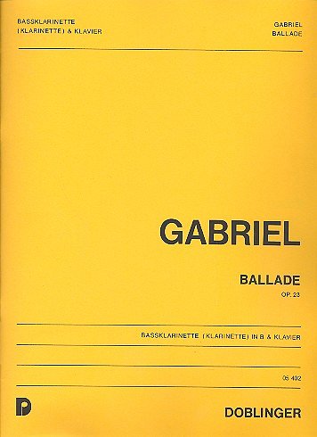 Gabriel Wolfgang: Ballade op. 23