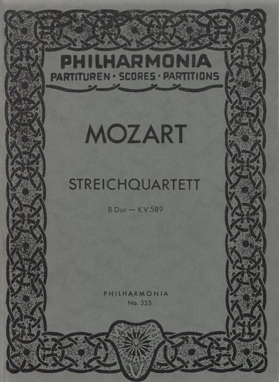 W.A. Mozart: Streichquartett KV 589 